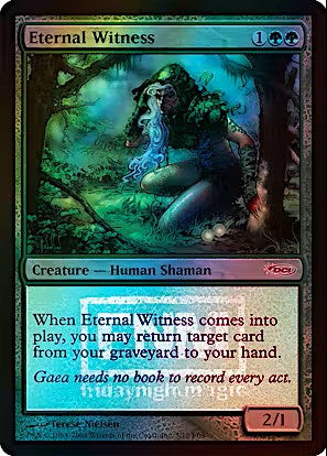 Eternal Witness Friday Night Magic 2008 #3 Foil Magic the Gathering promo card