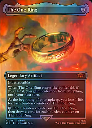 The One Ring | Bundle Foil | MTG Promotional | The Lord of the Rings: Tales of Middle-earth
