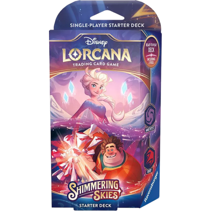 Disney Lorcana Shimmering Skies Starter Deck – Ready to Let Loose