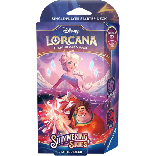Disney Lorcana Shimmering Skies Starter Deck – Ready to Let Loose