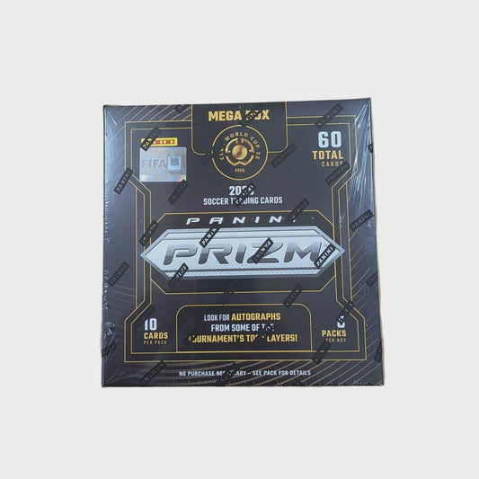 2025 Panini Prizm FIFA Club World Cup Soccer Mega Box Sealed Trading Cards