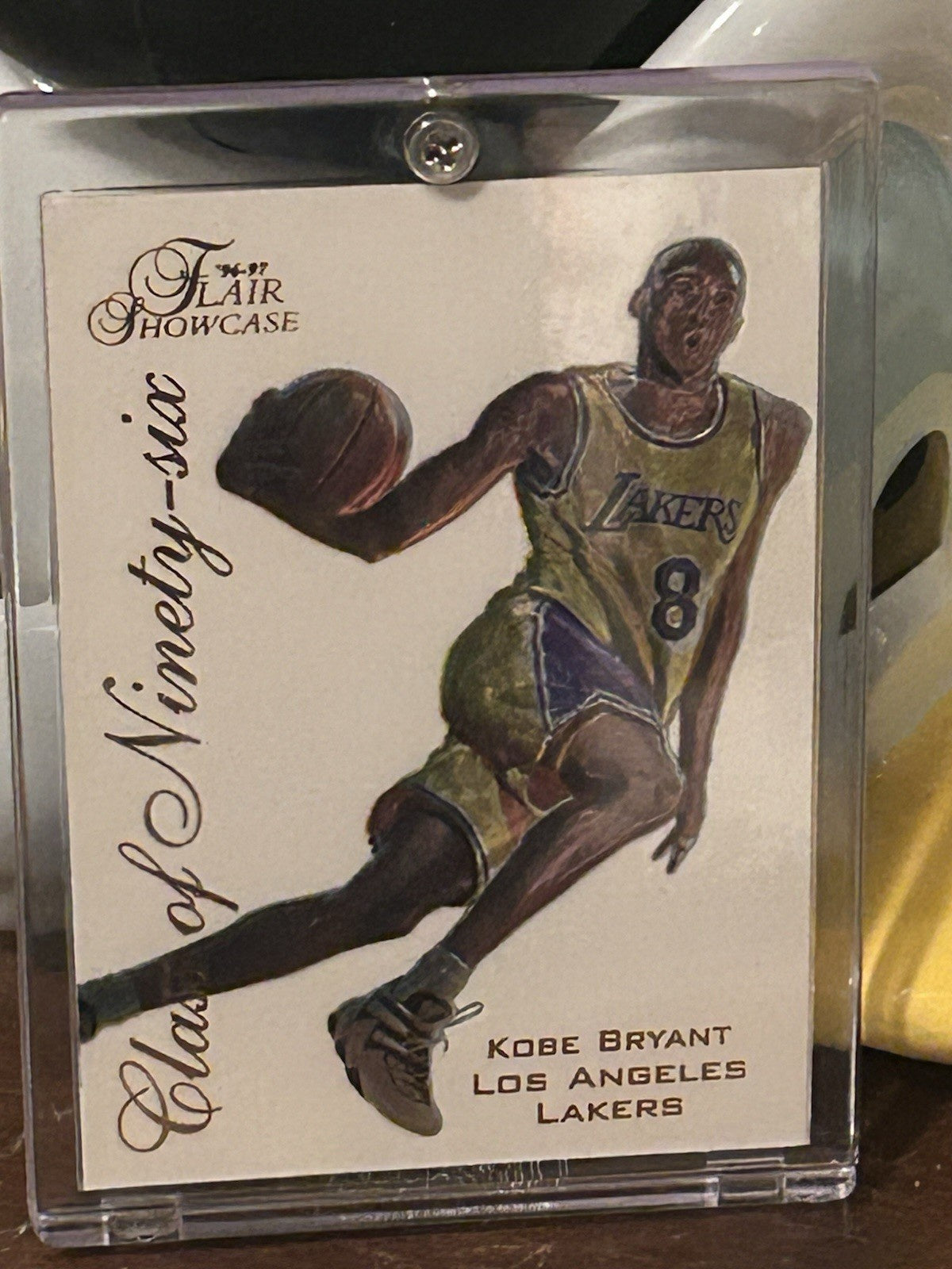 Kobe Bryant - 1996 Flair Showcase Class of ’96 Rookie Card - Lakers RC ...