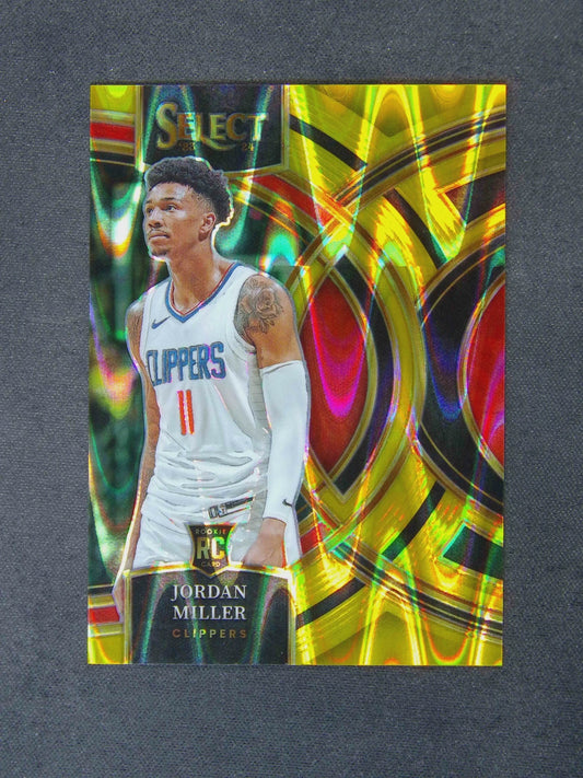 2023‑24 Panini Select Jordan Miller Rookie Card #116 Gold Tectonic Prizm /10