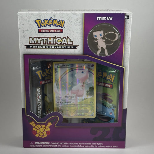 Pokemon Mew Mythical Collection Box Sealed 2016