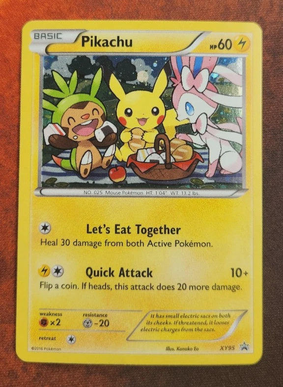Pokémon TCG Pikachu XY95 XY Black Star Promo Holo LP