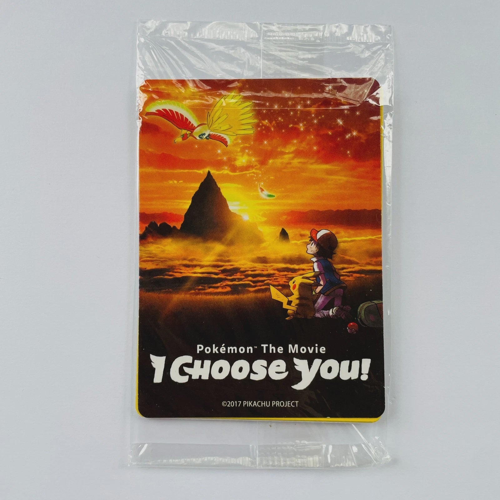 Ash’s Pikachu 2017 movie promo 3 card pack sealed Pokemon product