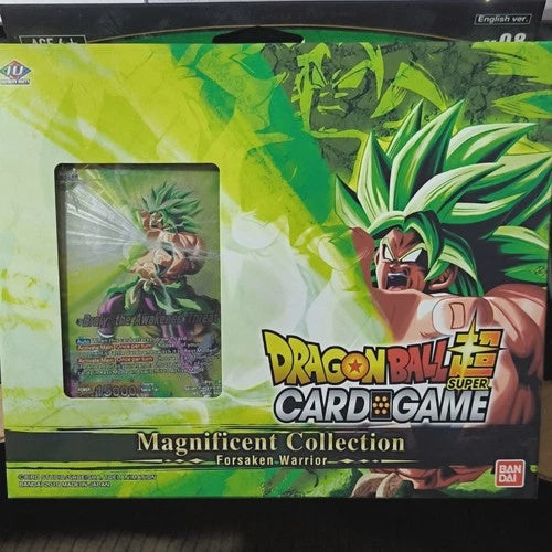 Dragon Ball Super Card Game Magnificent Collection Forsaken Warrior DBS-BE08 sealed Broly collection.