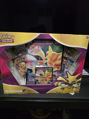2021 Pokémon TCG Alakazam V Collection Box – Factory Sealed