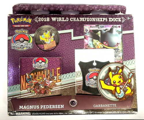 2018 Pokémon World Championship Deck Magnus Pedersen Sealed (Box MP)