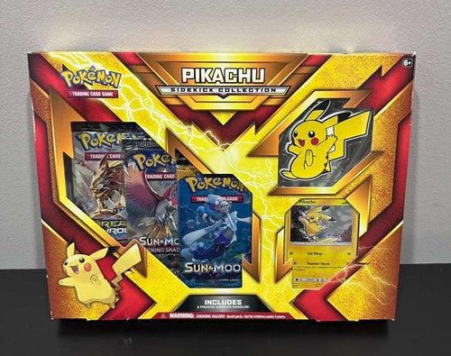 Pokémon TCG Pikachu Sidekick Collection Box Sealed LP Condition