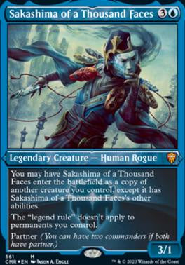 Commander Legends Variants: Sakashima of a Thousand Faces (Foil Etched)