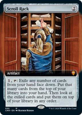 Magic: The Gathering Scroll Rack Commander Legends Extended Art