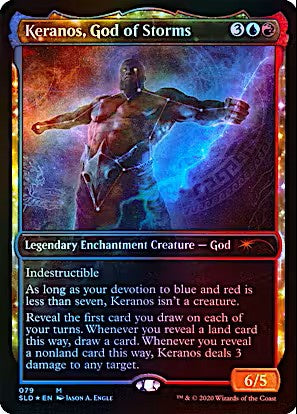 Keranos, God of Storms Secret Lair Drop #79 Foil Magic the Gathering card