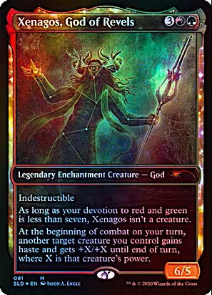 Xenagos, God of Revels Secret Lair Drop #81 Foil Magic the Gathering card
