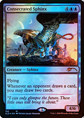 MTG Secret Lair Consecrated Sphinx 165 Foil