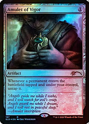 Amulet of Vigor Secret Lair Drop #167 Foil Magic the Gathering card