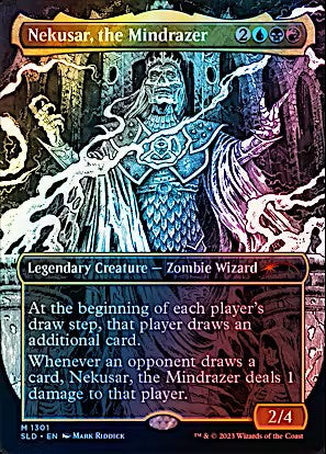 Nekusar the Mindrazer Foil Secret Lair SLD 1301 Magic the Gathering card