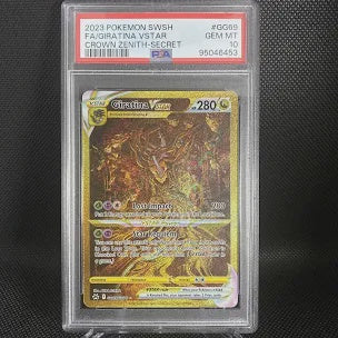 GG69/GG70 Pokemon Giratina Vstar Crown Zenith Secret PSA 10