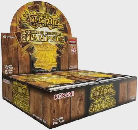 Yugioh - Quarter Century Stampede Booster Display