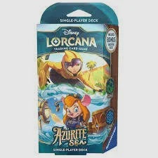 Disney Lorcana Azurite Sea Starter Deck – TCG Series 6 60-Card Set