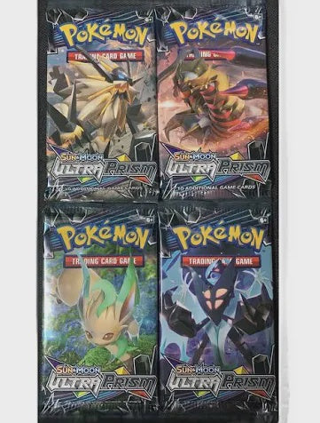 Pokemon Ultra Prism booster pack Sun and Moon sealed assorted artwork