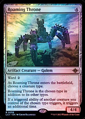 Roaming Throne Foil The Lost Caverns of Ixalan LCI LP MTG trading card