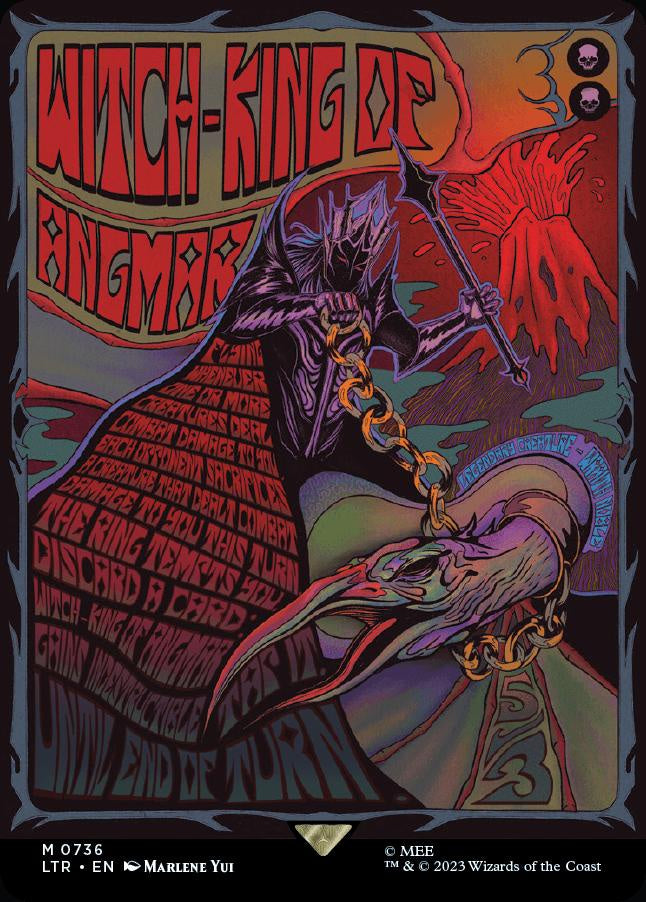 Witch-king of Angmar 0736 Poster Foil – Borderless LOTR MTG Card