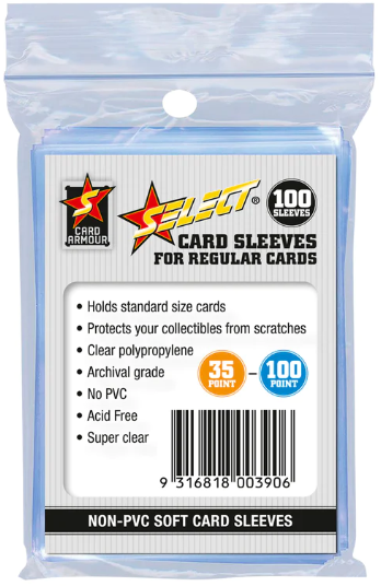 Select Card Sleeves for regular cards
