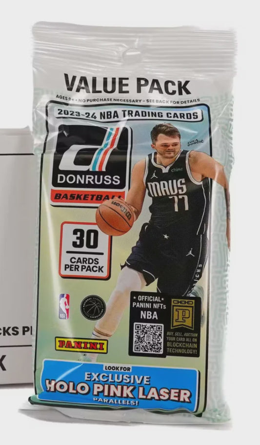 2023-24 Panini Donruss Value Pack (Holo Pink Laser)