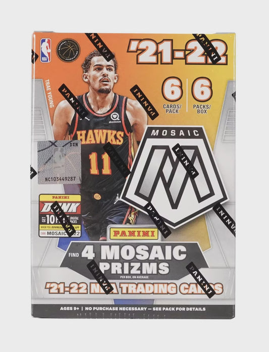 2021-22 PANINI MOSAIC NBA BASKETBALL CARDS - BLASTER BOX