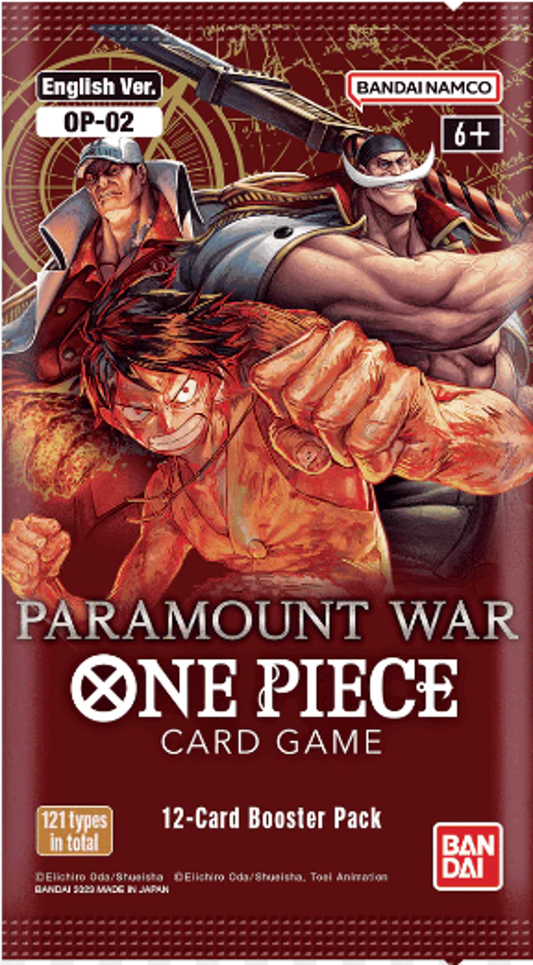 One Piece Paramount War op02 Booster PACK